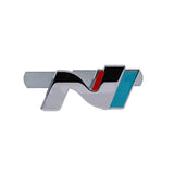 Hyundai N Logo Metal Car Front Hood Grille Emblem Badge Decal