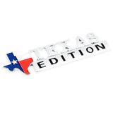 Jeep Texas Edition Lone Star Metal/ABS Car Front Grille Emblem Badge Auto Body Fender Side Sticker