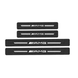 Mercedes Benz AMG Carbon Fiber Car Door Threshold Scratch Proof Sticker Decal