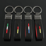 Mercedes Benz GLC43 Logo Suede Metal Car Keychain