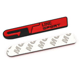 Peugeot GT Line Sport Metal Car Rear Sticker Auto Body Fender Side Emblem Badge Decal