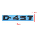 Car Trunk Badge Sticker for Toyota D-4ST Yaris Corolla 4Runner Hiace Avalon Auto Whole Body Emblem Decal Exterior Accessories