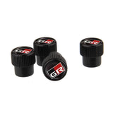 4pcs/set Toyota GR Logo Car Air Valve Stem Caps Auto Tyre Valve Covers