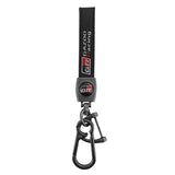 Toyota GR Sport Gazoo Racing Logo Leather Car Keychain Key Ring