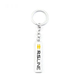 Renault RS LINE Logo Metal Car Key Rings Keychain Pendant