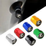 4pcs/set Lexus Car Air Valve Stem Cap Auto Tyre Valve Covers