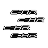 4pcs/set Toyota Rav4 Prado Corolla CHR Hilux Auris Avensis Prius YARIS Metal Car Stereo Sticker Auto Audio Emblem Decal