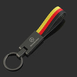 Mercedes Benz Nylon Webbing Car Key Chain Holder Keyring Pandant