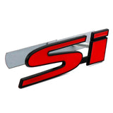 Car Front Grille Sticker Auto Rear Trunk Badge SI Logo for Honda Civic Accord Crv Hrv CITY CRIDER Pilot Legend Fit Accessories