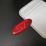 58x22mm Ford Epoxy Carbon Car Steering Wheel Sticker Decal