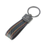 Mercedes Benz Carbon Leather Car Key Chain Holder Keyring Pandant