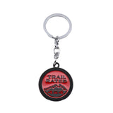 Jeep TRAIL RATED 4X4 Logo Metal Car Key Rings Keychain Pendant