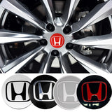 4pcs/set 60mm Honda Car Wheel Center Hub Cap Sticker Decal