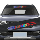 130x21cm Ford Car Front Trunk Windshield Sunshade Sticker Decal