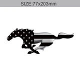 20.3x7.7cm Ford Mustang Logo Metal Car Rear Sticker Decal Auto Grille Emblem Badge