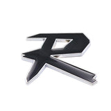 Car Front Grille Sticker Auto Body Side Decal Badge R Logo for Honda Crosstour Odyssey Insight Elysion CRZ Vezel City Civic