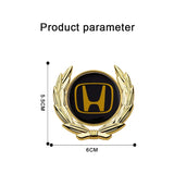 Honda Metal Car Rear Sticker Auto Window Emblem Badge Decal