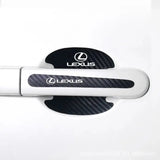 Lexus Carbon Fiber Car Door Bowl Handle Anti-collision Protective Stickers Scratches Film