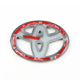 Carbon Fiber Car Rear Trunk Emblem Badge Sticker for Toyota