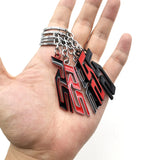 Chevrolet RS Logo Metal Car Key Rings Keychain Pendant
