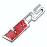 Skoda VRS Logo Metal Car Front Grille Emblem Badge Rear Sticker Decal