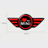 Epoxy Car Steering Wheel Sticker Emblem Decoration for Mini Cooper