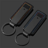 BMW Car Keyring Metal Leather Key Chain Holder Pendant