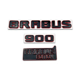 Mercedes Benz Brabus Metal Car Rear Emblem Decal Trunk Badge Sticker