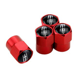 4pcs/set Lincoln Car Air Valve Stem Cap Auto Tyre Valve Covers