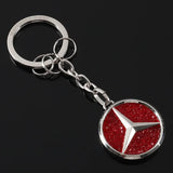 Mercedes Benz Diamond Metal Car Key Rings Keychain Pendant