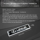 2pcs/set Lexus Logo Metal Car Side Sticker Auto Emblem Badge