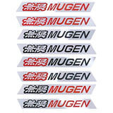Alloy Car Rear Trunk Emblem Fender Side Badge Sticker for Mugen Logo Jazz Pilot Civic Accord City FIT CRV HRV Crosstour Odyssey