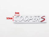 3D Car Rear Sticker Side Fender Emblem Accessories for Mini Cooper S John Cooper Works Logo R50 R52 R53 R55 R56 F54 F55 F56 F60