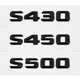 Mercedes Benz S400 S420 S430 S450 S500 S550 S600 S650 Car Rear Sticker Emblem Badge