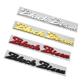 Mercedes Benz Black Bison Logo Metal Car Rear Sticker