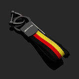 Mercedes Benz AMG Nylon Webbing Car Key Chain Keychain Holder Keyring
