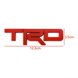 Car Trunk Badge Rear Sticker for TRD Logo Corolla Rav4 Prius Camry Land Cruiser Highlander Yaris CHR Auris Emblem Decal