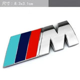BMW M Power Metal Car Front Grille Emblem Rear Sticker
