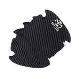Toyota Carbon Fiber Car Door Bowl Handle Anti-collision Protective Stickers Scratches Film