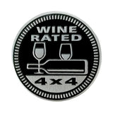 Jeep 4X4 Round Alloy Car Body Side Emblem Badge Rear Sticker Decal