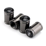4pcs Lincoln Logo Car Tire Valve Caps