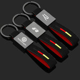 Volkswagen VW R Nylon Webbing Car Keychain Pendant Key Chain Holder