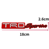 Toyota TRD Metal Car Rear Sticker Side Emblem Badge Decal