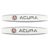 2pcs Acura Metal Car Fender Side Badge Decal Rear Emblem Sticker