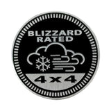 Jeep 4X4 Round Alloy Car Body Side Emblem Badge Rear Sticker Decal