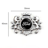 Ford Double Lion Metal Car Rear Sticker Auto Window Emblem Badge Decal