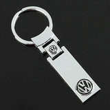 For Volkswagen VW Tiguan Touran Passat MK7 MK5 Polo Golf MK2 MK3 MK4 Beetle CC Metal Car Key Chain Keychain Holder Keyring
