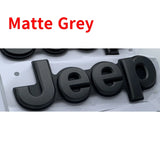 Jeep Logo ABS Car Rear Sticker Decal Letters Trunk Emblem Badge