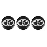 14mm Car Key Sticker Aluminum Decals for Camry Crown Tundra Prado Highlander Land Cruiser Sienna Venza Avalon Sequoia