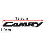 13.8x1.9cm Metal Car Trunk Sticker for Camry 3d Letter Badge Decals Rear Emblem Refitting Decoration Accessories